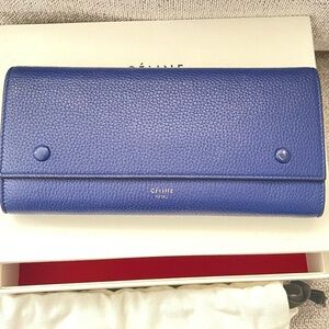 Celine Leather Wallet Authentic
